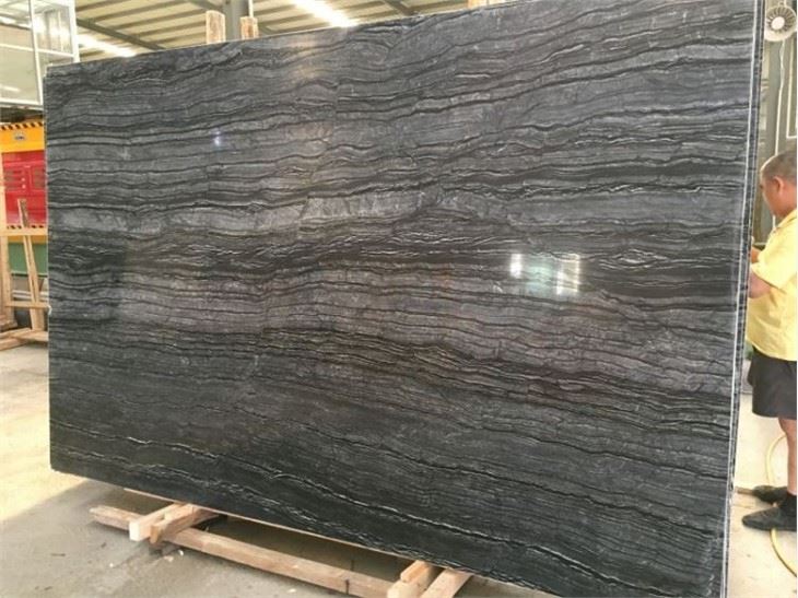 white and black marble