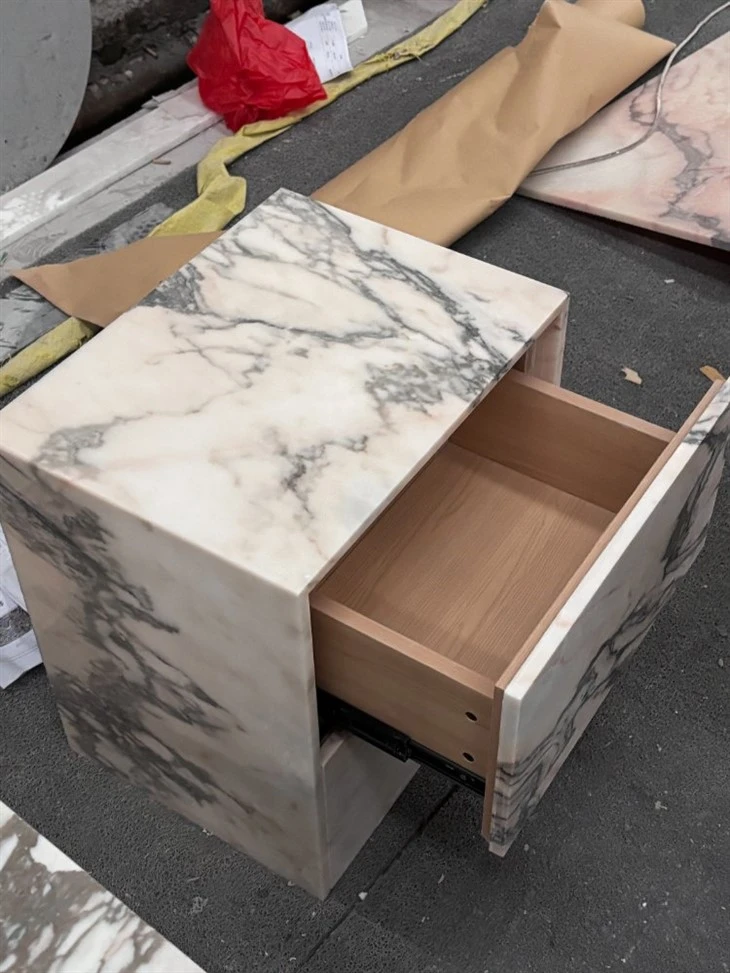 Calacatta Viola Nightstand factory
